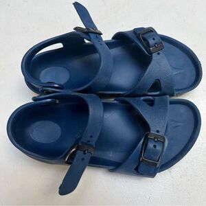 Birkenstock Rio Ankle Strap Sandals Navy Kids Unisex US 11-11.5 / EU 29 EUC